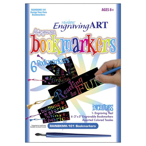 Royal & Langnickel® Rainbow Foil Engraving Art Bookmarks