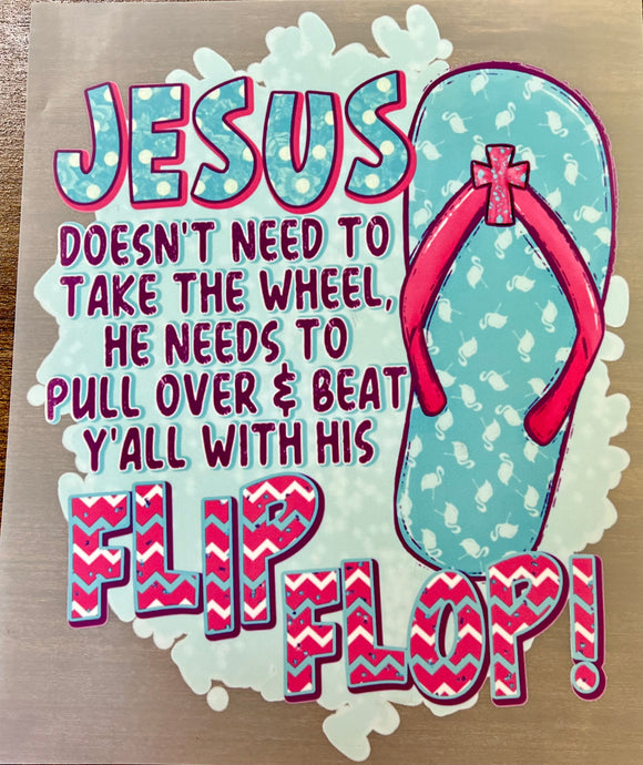 Jesus Doesn’t need to take the Wheel