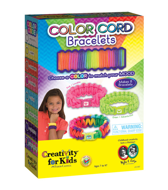 Creativity For Kids Color Cord Bracelets Kit