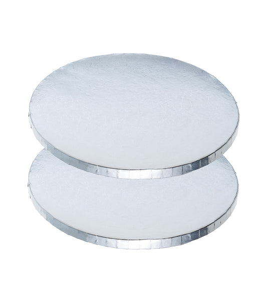 STIR Everyday 2 pk 10in Round Cake Boards - Silver