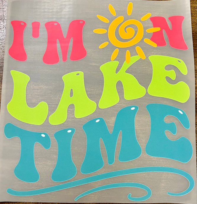 I'm On Lake Time