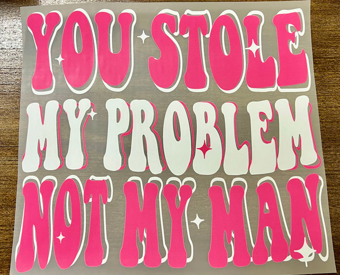 You Stole My Problem Not My Man