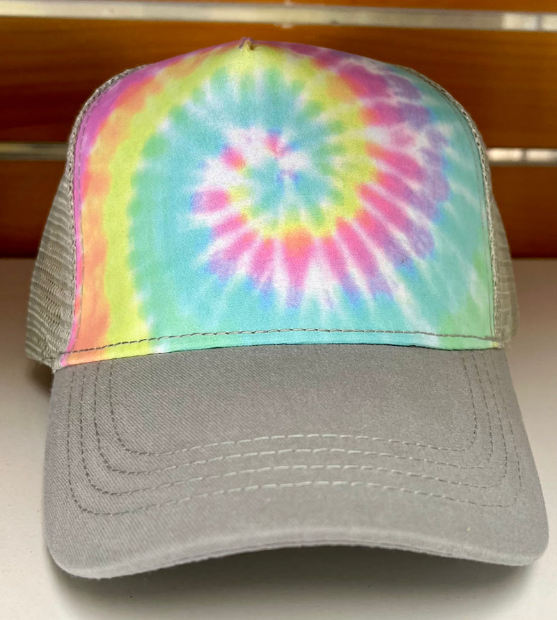 Load image into Gallery viewer, Tie-Dyed Trucker hat
