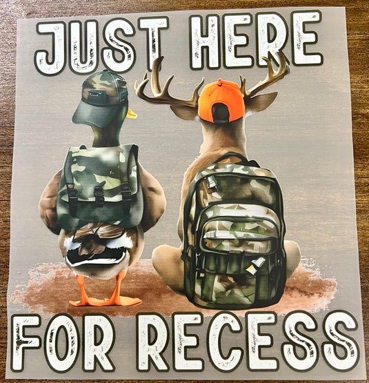 Just here for Recess