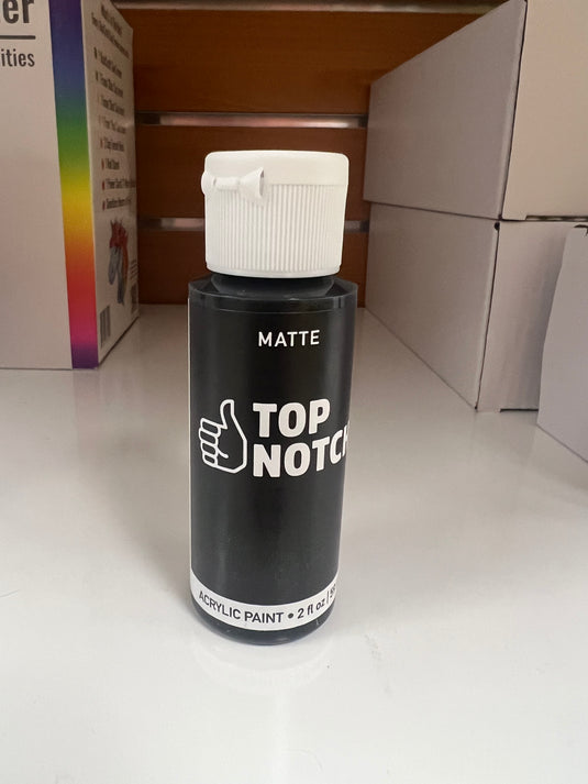 Top Notch 16oz Matte Acrylic Paint - White - Acrylic Paint - Art Supplies & Painting